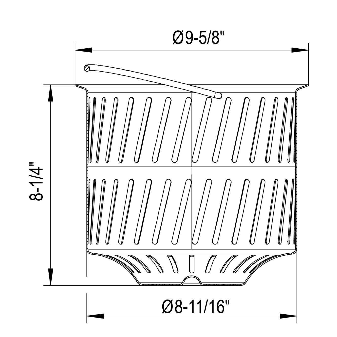 HYGIENICPRO FILTER BASKET HIGH (780.004.030.05) BLÜCHER